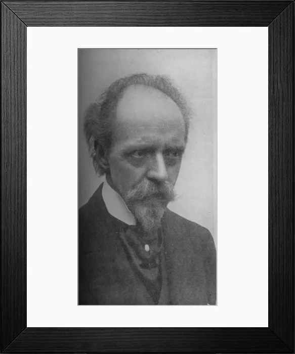 Framed Print : Hall Caine, c1910, (1934) Framed Print : Hall Caine, c1910, (1934)