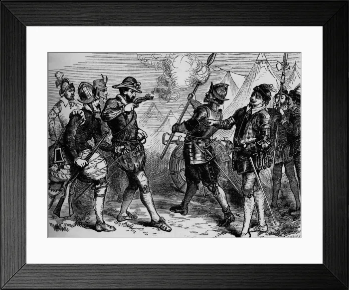 Framed Print : An Incident in the Siege of Leith, 1548-1560, (c1880) Framed Print : An Incident in the Siege of Leith, 1548-1560, (c1880)