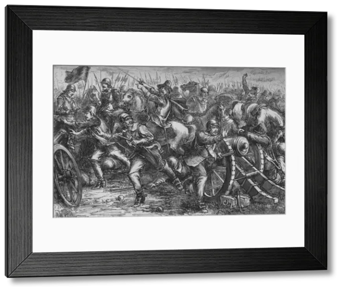 Framed Print : Attack on Leith, c1560, (c1880) Framed Print : Attack on Leith, c1560, (c1880)