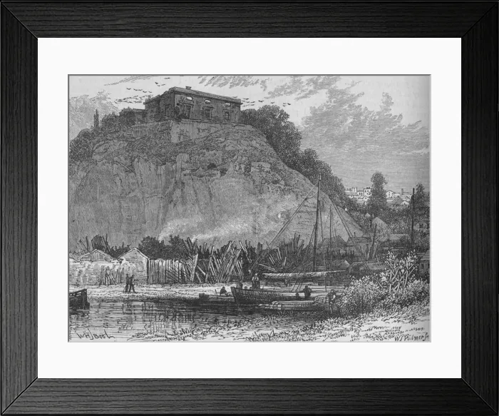 Framed Print : Nottingham Castle, c1880 Framed Print : Nottingham Castle, c1880