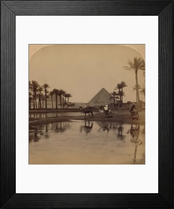 Framed Print : Cheops from the fertile Valley of the Nile, Egypt, 1896 Framed Print : Cheops from the fertile Valley of the Nile, Egypt, 1896