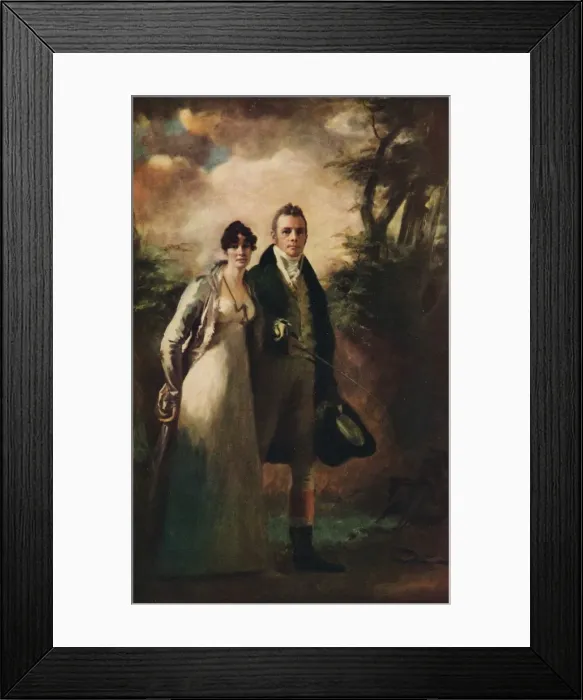 Framed Print : Mr. and Mrs. Robert Campbell of Kailzie, c1805, (1926). Artist: Henry Raeburn Framed Print : Mr. and Mrs. Robert Campbell of Kailzie, c1805, (1926). Artist: Henry Raeburn