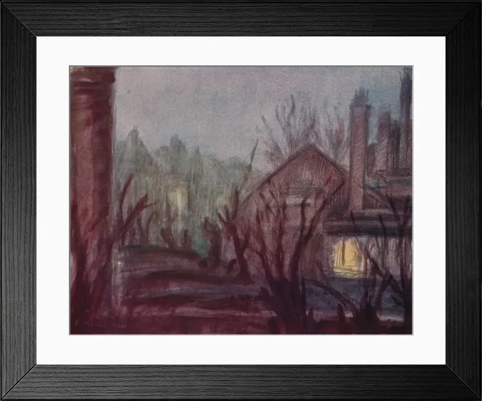 Framed Print : Water-Colour, 1926. Artist: Takahito Iwai Framed Print : Water-Colour, 1926. Artist: Takahito Iwai