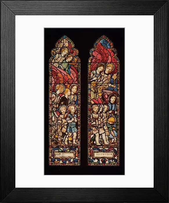 Framed Print : Design for Stained Glass, 1926. Artist: Robert Anning Bell Framed Print : Design for Stained Glass, 1926. Artist: Robert Anning Bell