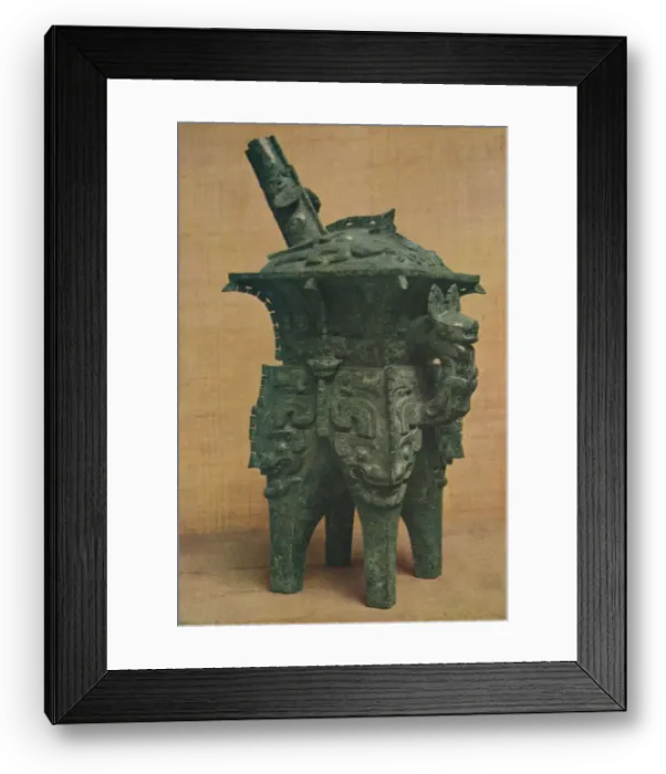 Framed Print : Bronze Ho (Wine Vessel) - Shang-Yin Dynasty, c1766 to 1122 BC, (1936) Framed Print : Bronze Ho (Wine Vessel) - Shang-Yin Dynasty, c1766 to 1122 BC, (1936)