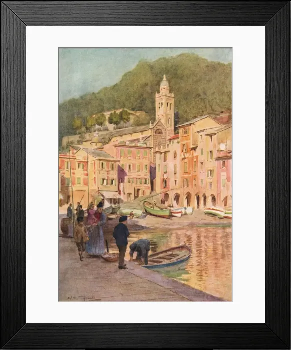 Framed Print : Portofino, c1910, (1912). Artist: Walter Frederick Roofe Tyndale Framed Print : Portofino, c1910, (1912). Artist: Walter Frederick Roofe Tyndale
