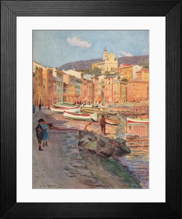 Framed Print : S. Margherita Ligure, c1910, (1912). Artist: Walter Frederick Roofe Tyndale Framed Print : S. Margherita Ligure, c1910, (1912). Artist: Walter Frederick Roofe Tyndale
