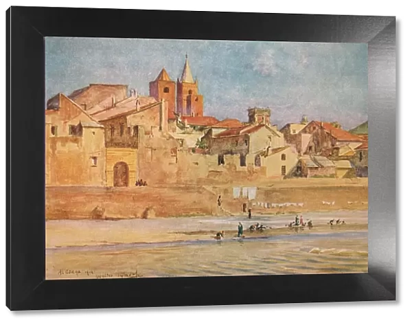 Albenga from the Centa, c1910, (1912). Artist: Walter Frederick Roofe Tyndale