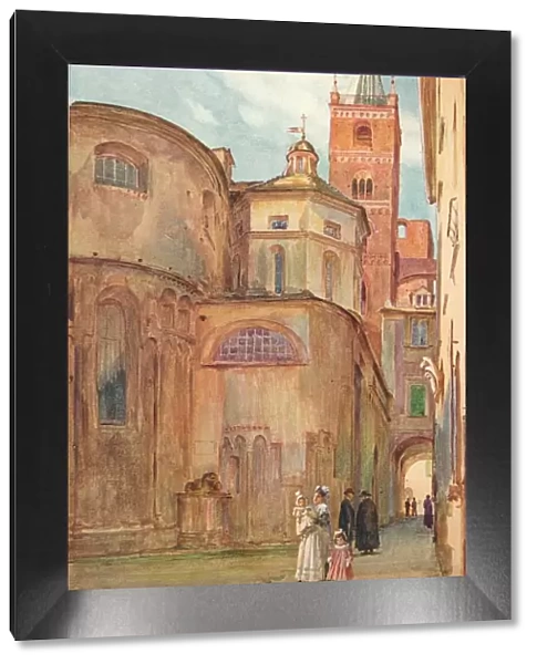 The Romanesque Church at Albenga, c1910, (1912). Artist: Walter Frederick Roofe Tyndale