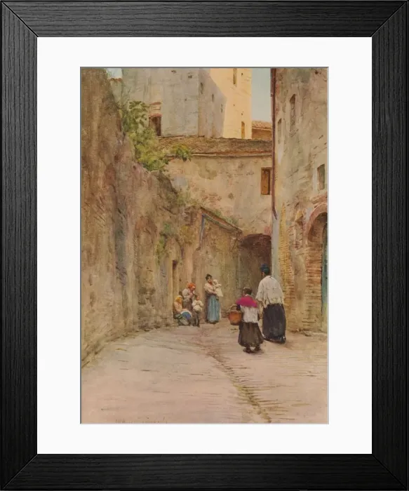 Framed Print : The Blessing of the Houses, c1910, (1912). Artist: Walter Frederick Roofe Tyndale Framed Print : The Blessing of the Houses, c1910, (1912). Artist: Walter Frederick Roofe Tyndale