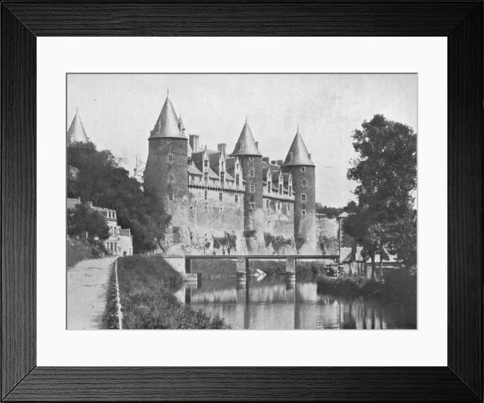 Framed Print : Chateau de Josselin, Seat of the Duc de Rohan, c1913. Artist: Charles JS Makin Framed Print : Chateau de Josselin, Seat of the Duc de Rohan, c1913. Artist: Charles JS Makin