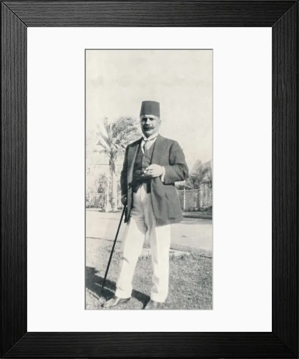 Framed Print : Syrian Gentlemen, c1913. Artist: Charles JS Makin Framed Print : Syrian Gentlemen, c1913. Artist: Charles JS Makin