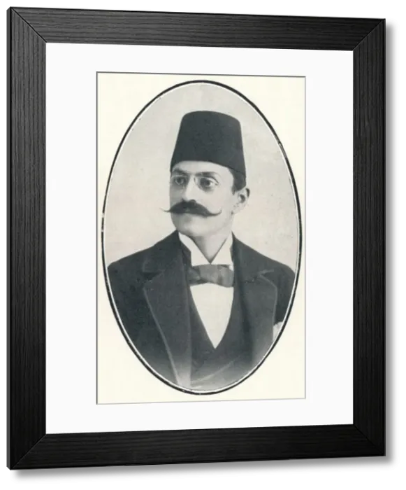Framed Print : Druse Gentleman, c1913. Artist: Charles JS Makin Framed Print : Druse Gentleman, c1913. Artist: Charles JS Makin