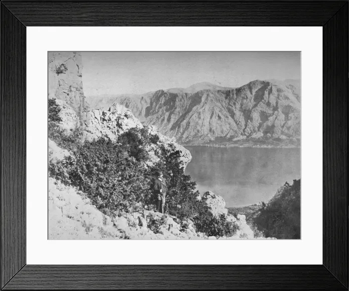 Framed Print : The Ramparts of Montenegro, c1913. Artist: Charles JS Makin Framed Print : The Ramparts of Montenegro, c1913. Artist: Charles JS Makin