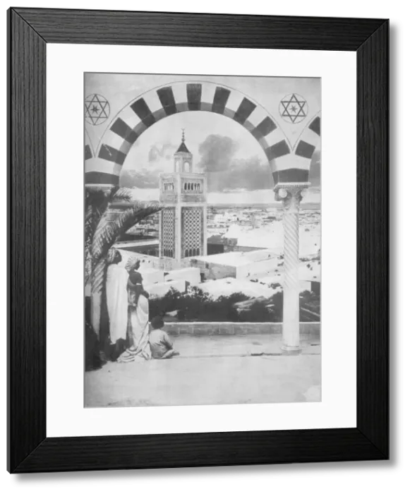 Framed Print : Tunis. A Gateway of the East, c1913. Artist: Charles JS Makin Framed Print : Tunis. A Gateway of the East, c1913. Artist: Charles JS Makin