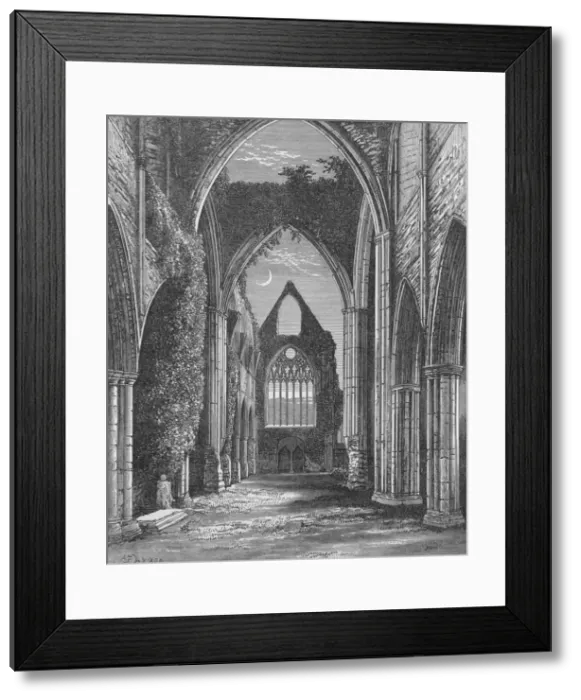 Framed Print : Choir, Looking West, Tintern Abbey, c1885, (1897). Artist: Alexander Francis Lydon Framed Print : Choir, Looking West, Tintern Abbey, c1885, (1897). Artist: Alexander Francis Lydon