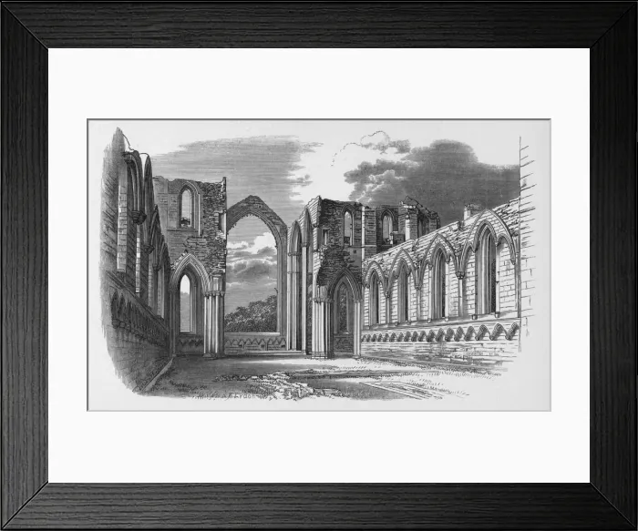 Framed Print : The Choir, Fountains Abbey, c1880, (1897). Artist: Alexander Francis Lydon Framed Print : The Choir, Fountains Abbey, c1880, (1897). Artist: Alexander Francis Lydon
