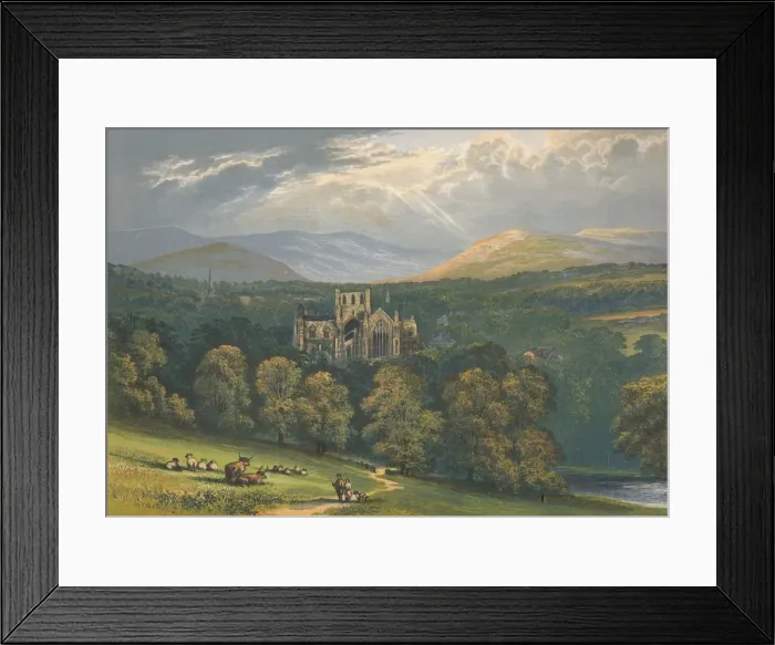 Framed Print : Melrose Abbey, 1882, (1897). Artist: Alexander Francis Lydon Framed Print : Melrose Abbey, 1882, (1897). Artist: Alexander Francis Lydon
