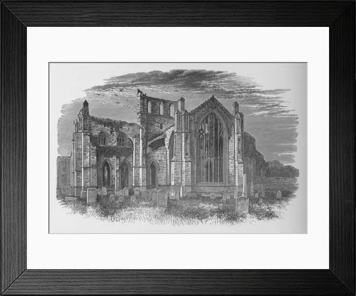 Framed Print : From the East, Melrose Abbey, c1880, (1897). Artist: Alexander Francis Lydon Framed Print : From the East, Melrose Abbey, c1880, (1897). Artist: Alexander Francis Lydon