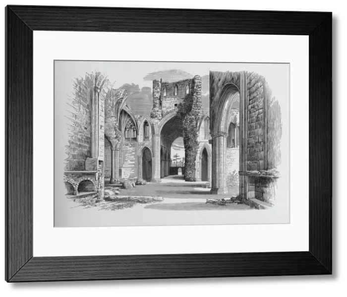 Framed Print : Nave and North and South Aisle, Melrose Abbey, c1880, (1897). Artist: Alexander Francis Lydon Framed Print : Nave and North and South Aisle, Melrose Abbey, c1880, (1897). Artist: Alexander Francis Lydon