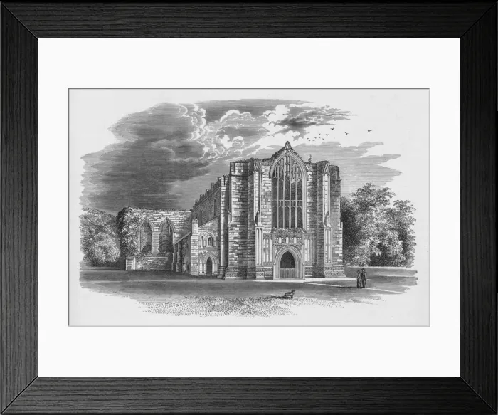 Framed Print : From the West, Bolton Priory, c1880, (1897). Artist: Alexander Francis Lydon Framed Print : From the West, Bolton Priory, c1880, (1897). Artist: Alexander Francis Lydon