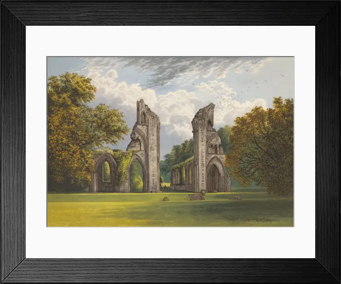 Framed Print : Glastonbury Abbey, c1880, (1897). Artist: Alexander Francis Lydon Framed Print : Glastonbury Abbey, c1880, (1897). Artist: Alexander Francis Lydon