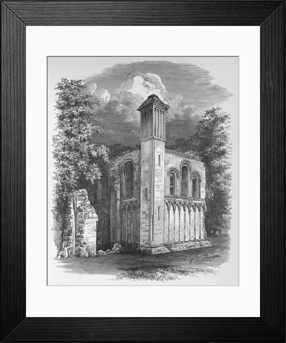 Framed Print : St. Josephs Chapel, from North-West, Glastonbury Abbey, c1880, (1897). Artist: Alexander Francis Lydon Framed Print : St. Josephs Chapel, from North-West, Glastonbury Abbey, c1880, (1897). Artist: Alexander Francis Lydon