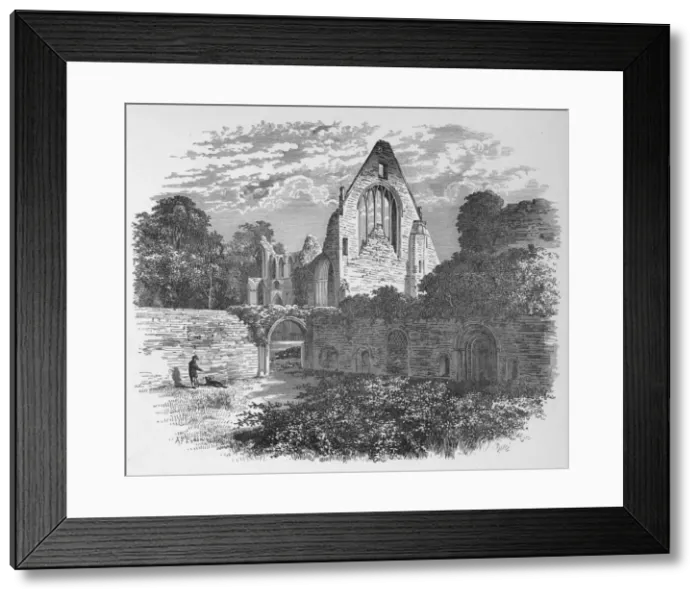 Framed Print : From the Cloister Court, Dryburgh Abbey, c1880, (1897). Artist: Alexander Francis Lydon Framed Print : From the Cloister Court, Dryburgh Abbey, c1880, (1897). Artist: Alexander Francis Lydon