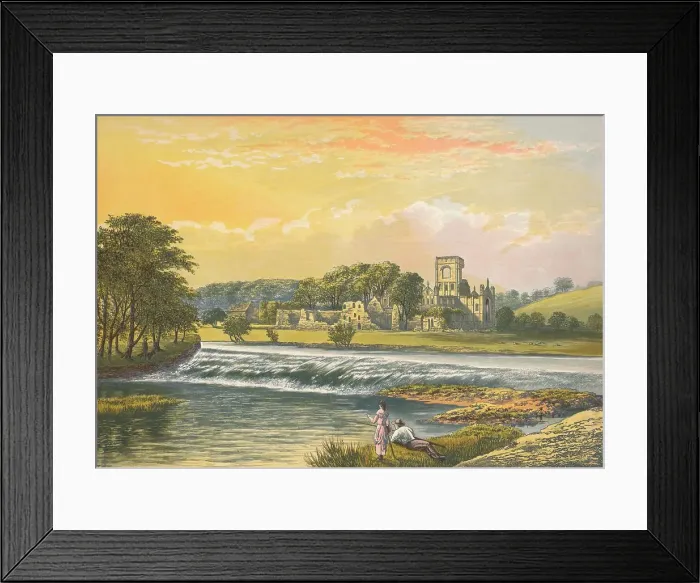 Framed Print : Kirkstall Abbey, c1880, (1897). Artist: Alexander Francis Lydon Framed Print : Kirkstall Abbey, c1880, (1897). Artist: Alexander Francis Lydon