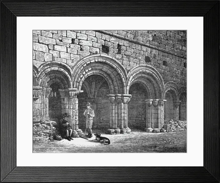 Framed Print : Chapter House, Kirkstall Abbey, c1880, (1897). Artist: Alexander Francis Lydon Framed Print : Chapter House, Kirkstall Abbey, c1880, (1897). Artist: Alexander Francis Lydon