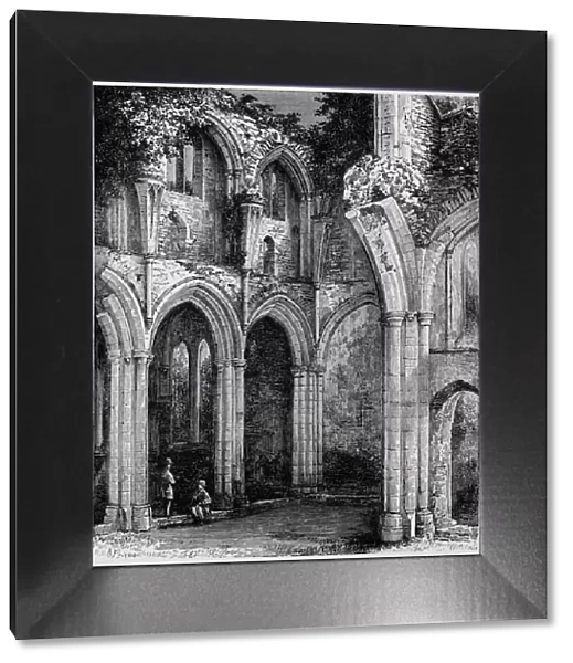 Arches in South Transept, Netley Abbey, c1880, (1897). Artist: Alexander Francis Lydon