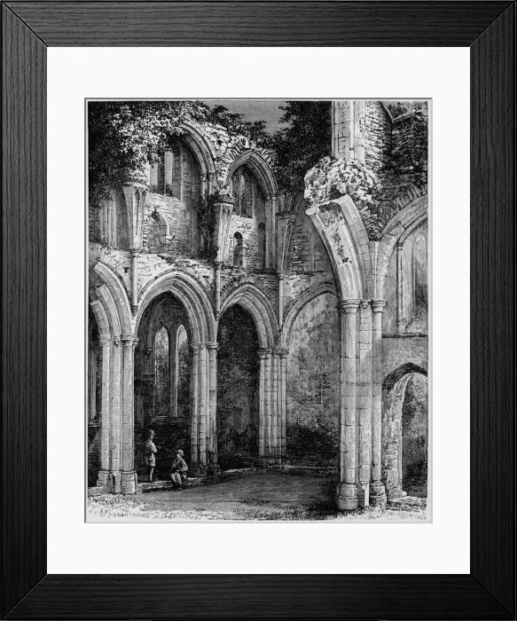 Framed Print : Arches in South Transept, Netley Abbey, c1880, (1897). Artist: Alexander Francis Lydon Framed Print : Arches in South Transept, Netley Abbey, c1880, (1897). Artist: Alexander Francis Lydon