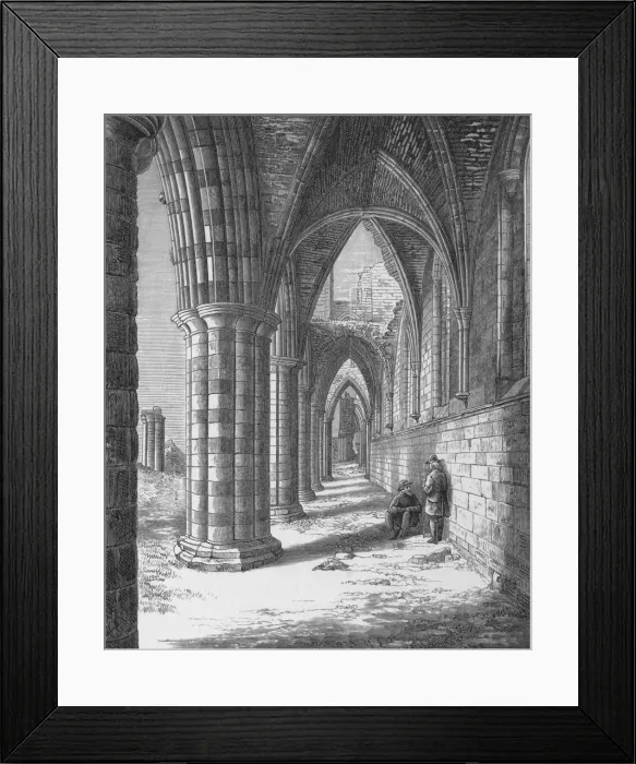 Framed Print : North Aisle, Whitby Abbey, c1880, (1897). Artist: Alexander Francis Lydon Framed Print : North Aisle, Whitby Abbey, c1880, (1897). Artist: Alexander Francis Lydon
