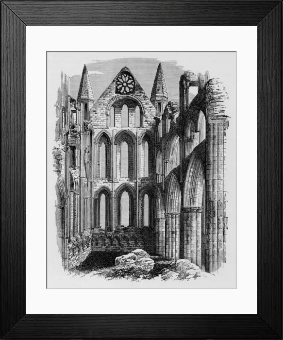 Framed Print : North Transept, Whitby Abbey, c1880, (1897). Artist: Alexander Francis Lydon Framed Print : North Transept, Whitby Abbey, c1880, (1897). Artist: Alexander Francis Lydon
