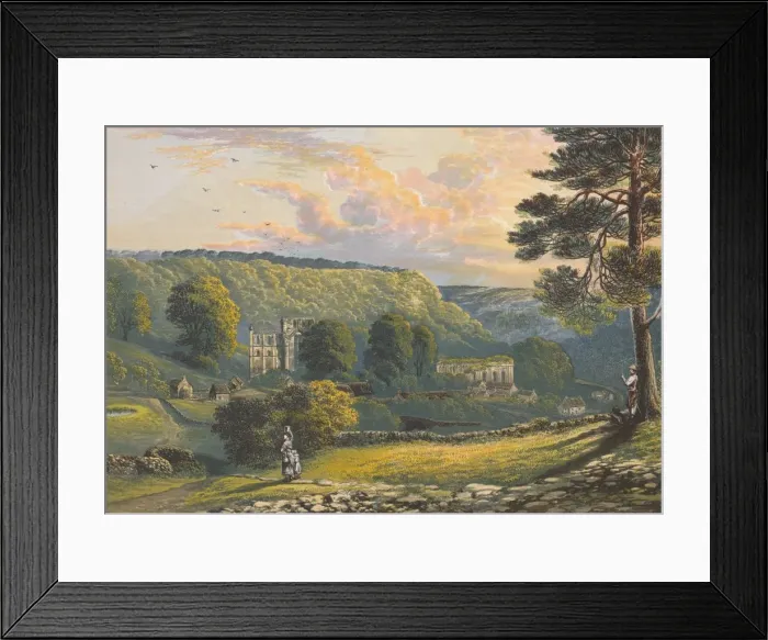 Framed Print : Rievaulx Abbey, c1880, (1897). Artist: Alexander Francis Lydon Framed Print : Rievaulx Abbey, c1880, (1897). Artist: Alexander Francis Lydon