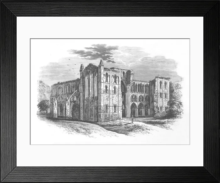 Framed Print : From the North, Rievaulx Abbey, c1880, (1897). Artist: Alexander Francis Lydon Framed Print : From the North, Rievaulx Abbey, c1880, (1897). Artist: Alexander Francis Lydon
