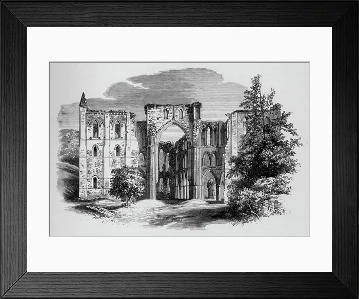 Framed Print : Choir, from North, Rievaulx Abbey, c1880, (1897). Artist: Alexander Francis Lydon