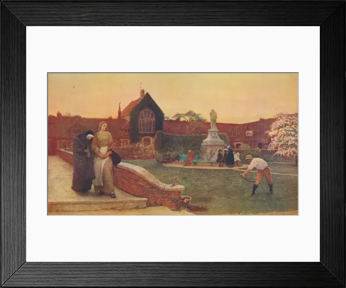 Framed Print : The Harbour of Refuge, 1872, (c1900). Artist: Fred Walker Framed Print : The Harbour of Refuge, 1872, (c1900). Artist: Fred Walker