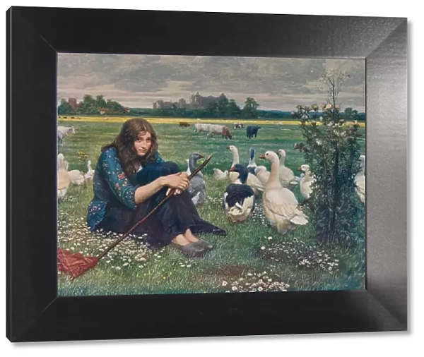 The Goose Girl, c1878, (c1915). Artist: Valentine Cameron Prinsep
