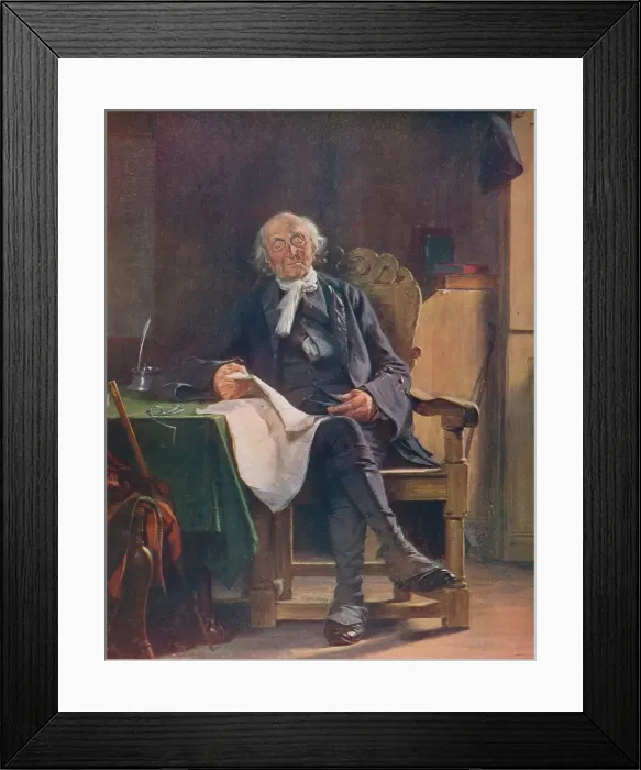 Framed Print : No News, c1833, (c1915). Artist: Thomas Sword Good Framed Print : No News, c1833, (c1915). Artist: Thomas Sword Good