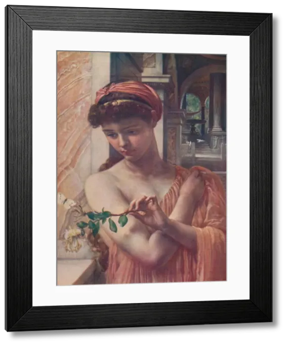 Framed Print : Psyche in the Temple of Love, 1882, (c1915). Artist: Edward John Poynter