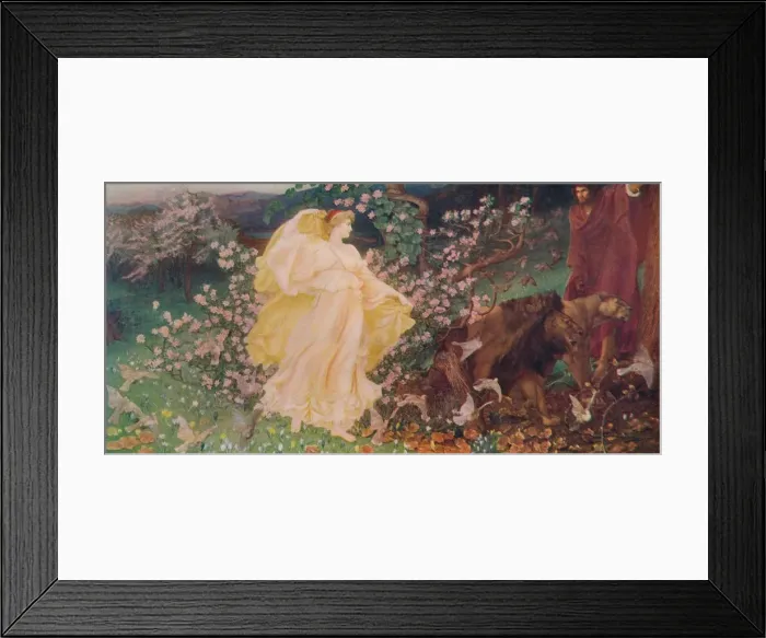 Framed Print : Venus and Anchises, c1889, (c1915). Artist: Sir William Blake Richmond Framed Print : Venus and Anchises, c1889, (c1915). Artist: Sir William Blake Richmond