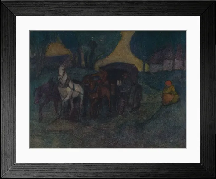 Framed Print : A Country Road in Poland, c1901, (1905). Artist: Robert Polhill Bevan Framed Print : A Country Road in Poland, c1901, (1905). Artist: Robert Polhill Bevan