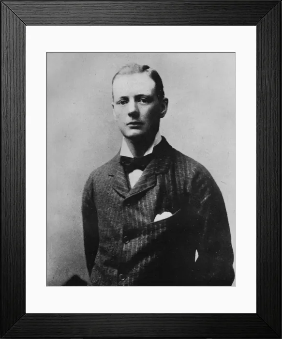 Framed Print : Winston Churchill, c1897, (1945) Framed Print : Winston Churchill, c1897, (1945)