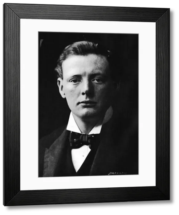 Framed Print : Winston Churchill around the time he first entered parliament, c1901, (1945) Framed Print : Winston Churchill around the time he first entered parliament, c1901, (1945)