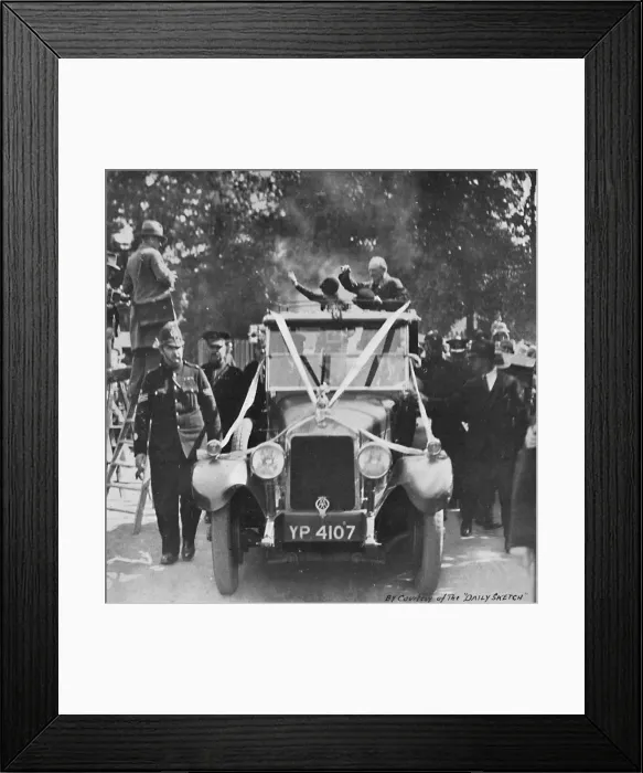Framed Print : Mr. Churchill was returned for Epping, as a Conservative, 1929, (1945) Framed Print : Mr. Churchill was returned for Epping, as a Conservative, 1929, (1945)