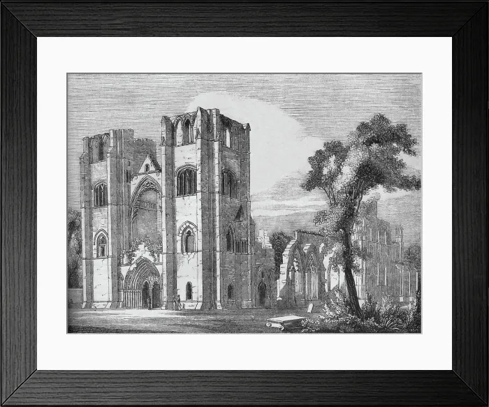 Framed Print : Cathedral of Elgin, 1845 Framed Print : Cathedral of Elgin, 1845