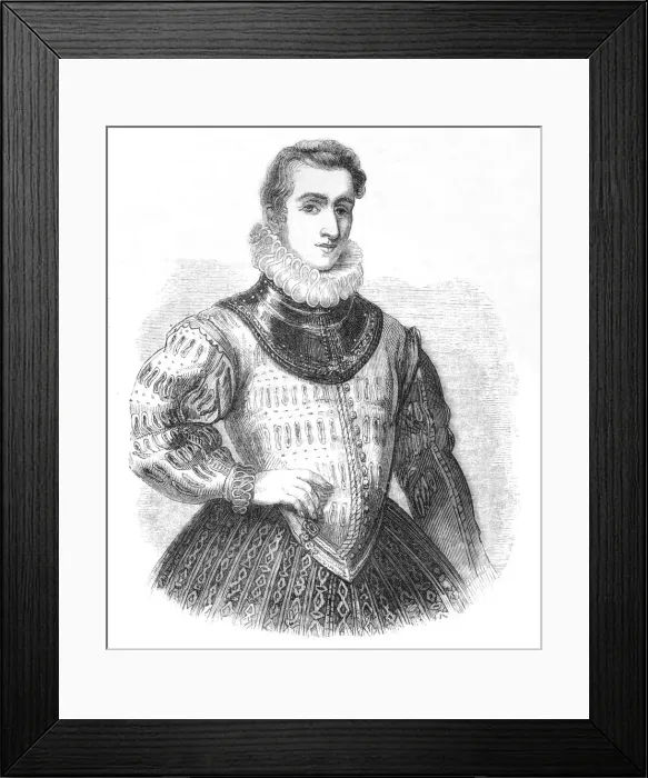 Framed Print : Sir Philip Sidney, 1845 Framed Print : Sir Philip Sidney, 1845