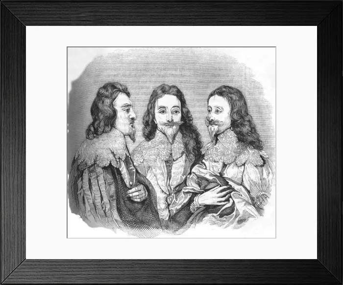 Framed Print : Charles I, 1845