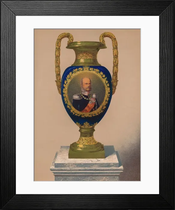Framed Print : Porcelain Vase, 1863. Artist: Robert Dudley Framed Print : Porcelain Vase, 1863. Artist: Robert Dudley